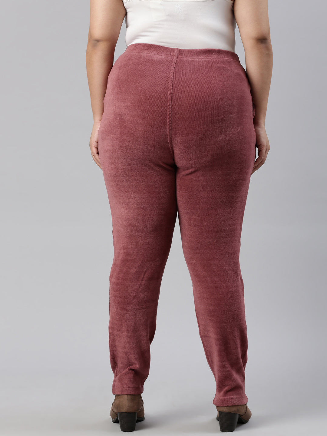 Light Wine Velour Ultra Warm Pants