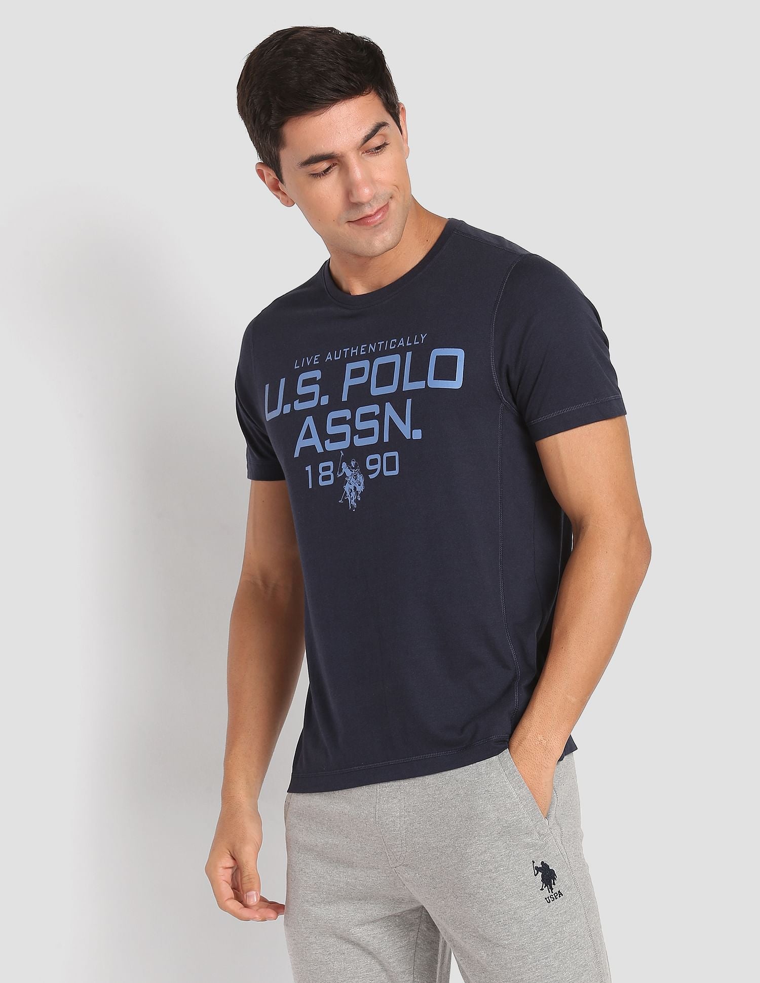 Crew Neck Tri Blend I682 Lounge T-Shirt - Pack Of 1
