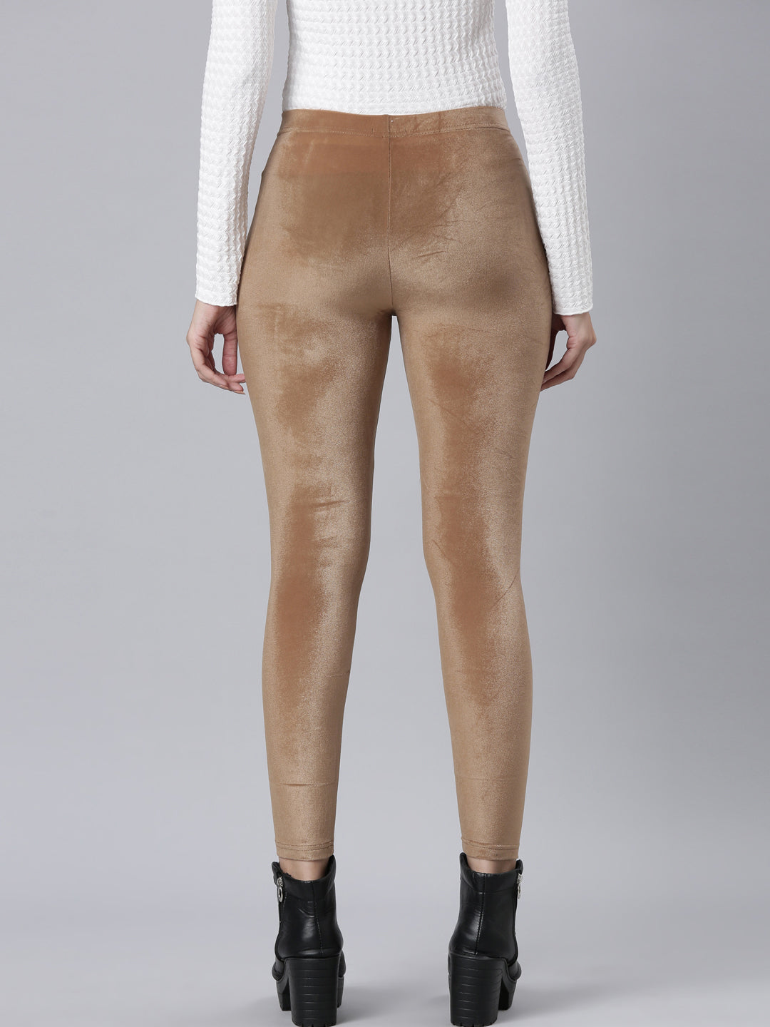 Wheat Velour Leggings