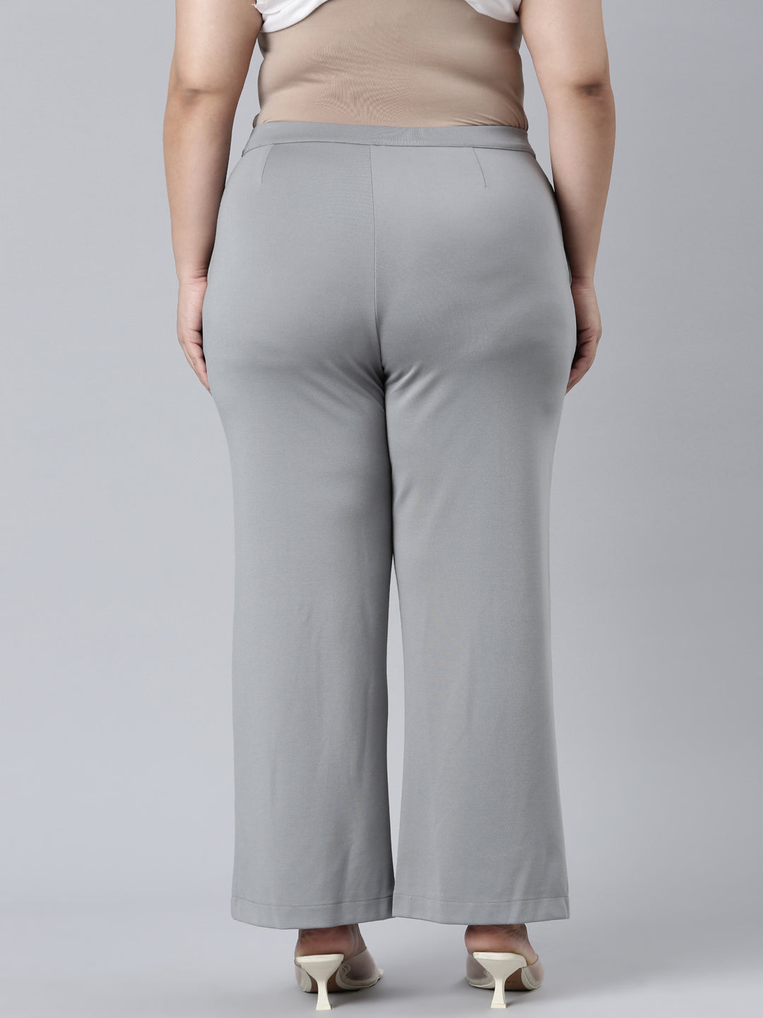 Dusty Green Roma Ponte Wide Pants