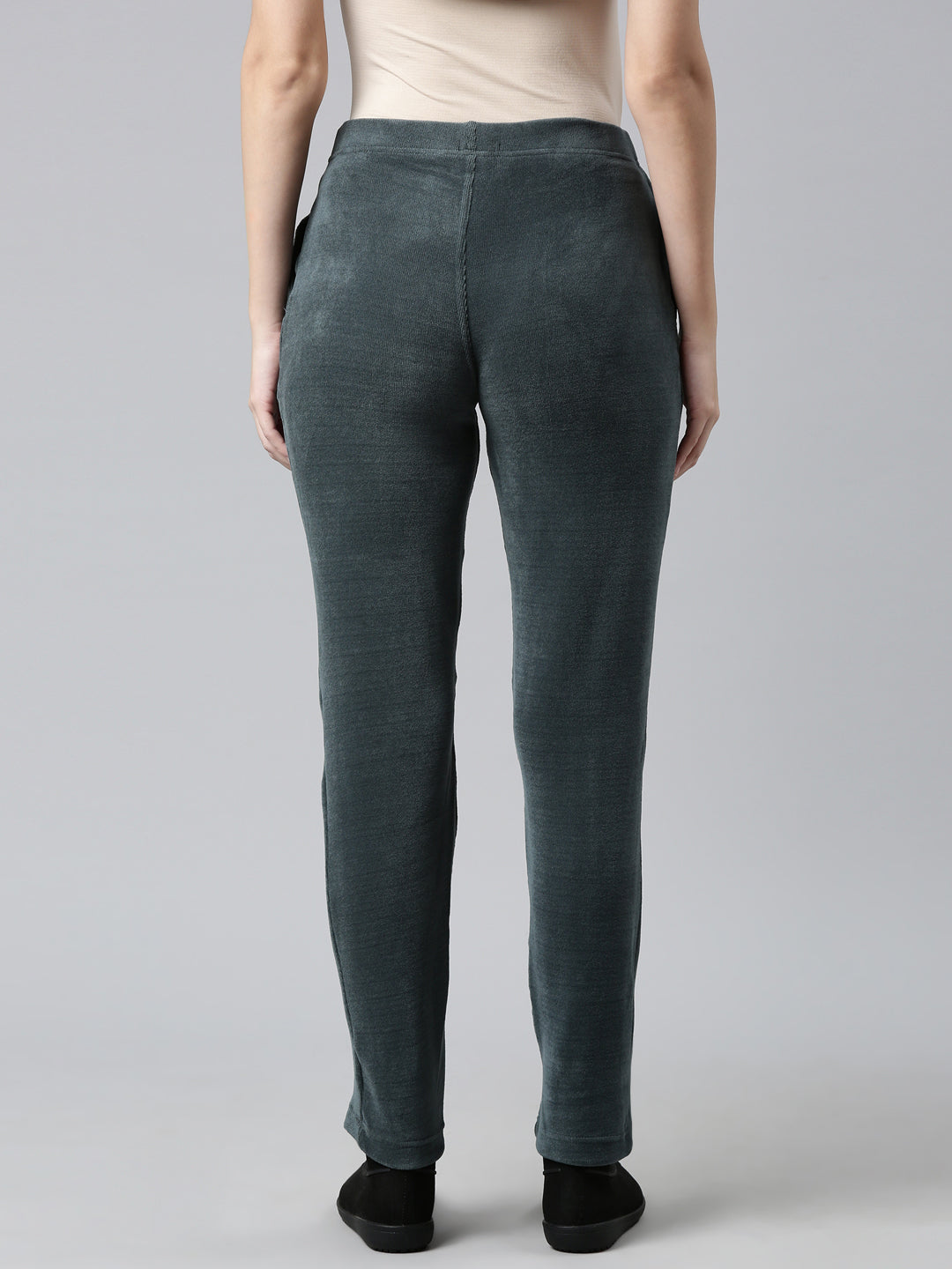 Olive Green Velour Ultra Warm Pants