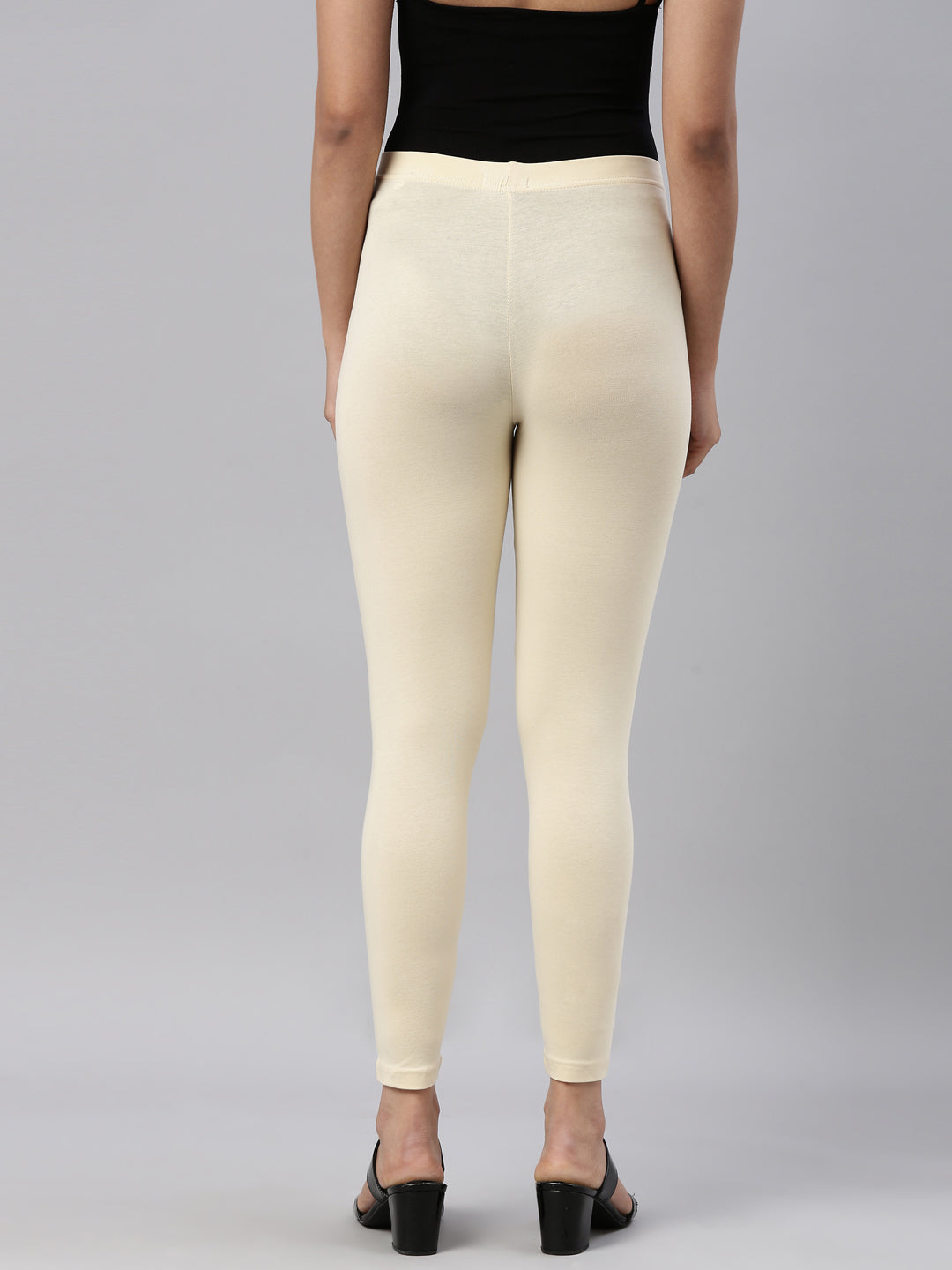 Banana Cotton Stretch Ankle Length Leggings