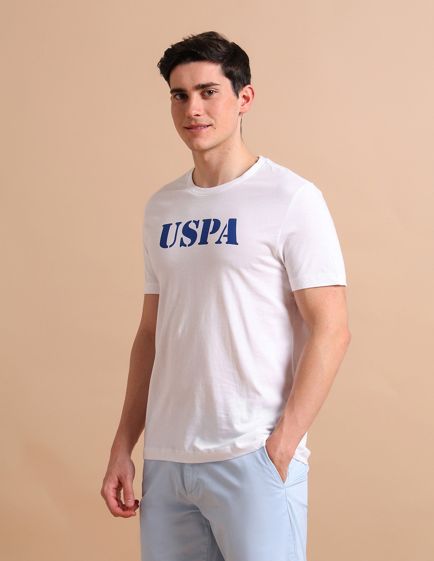 U.S. Polo Assn. Contrast Logo T-Shirt