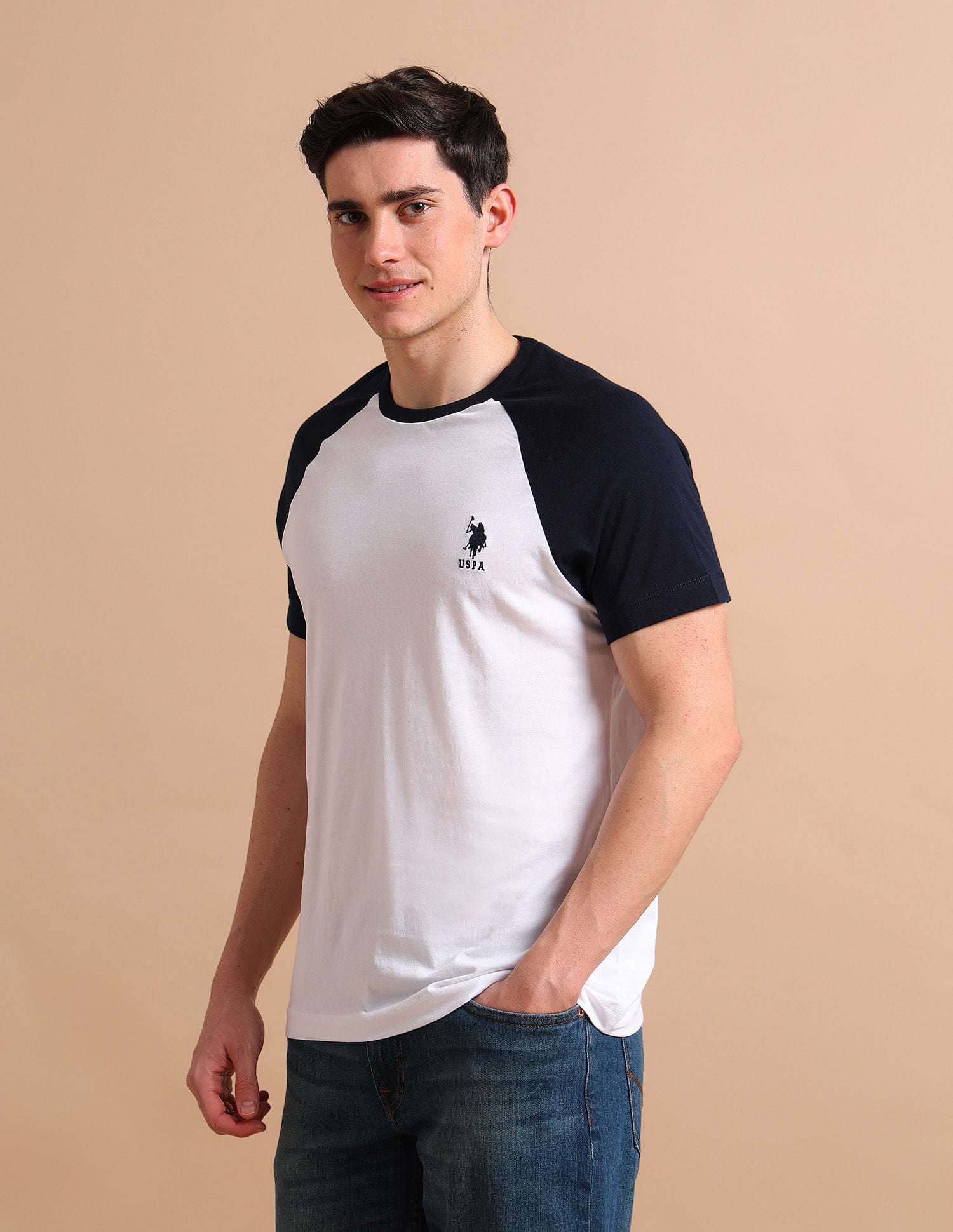 U.S. Polo Assn. Varsity Colour Block T-Shirt