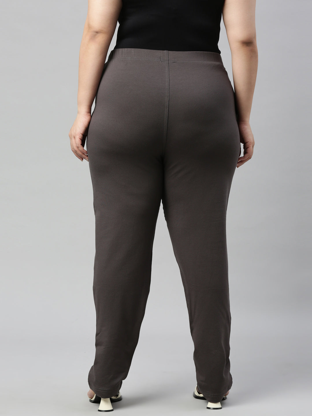 Silver Grey Fleece Warm Kurti Pants