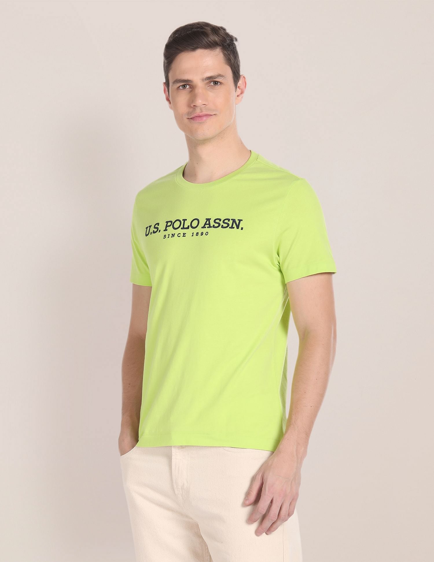 Brand Embroidered Cotton T-Shirt