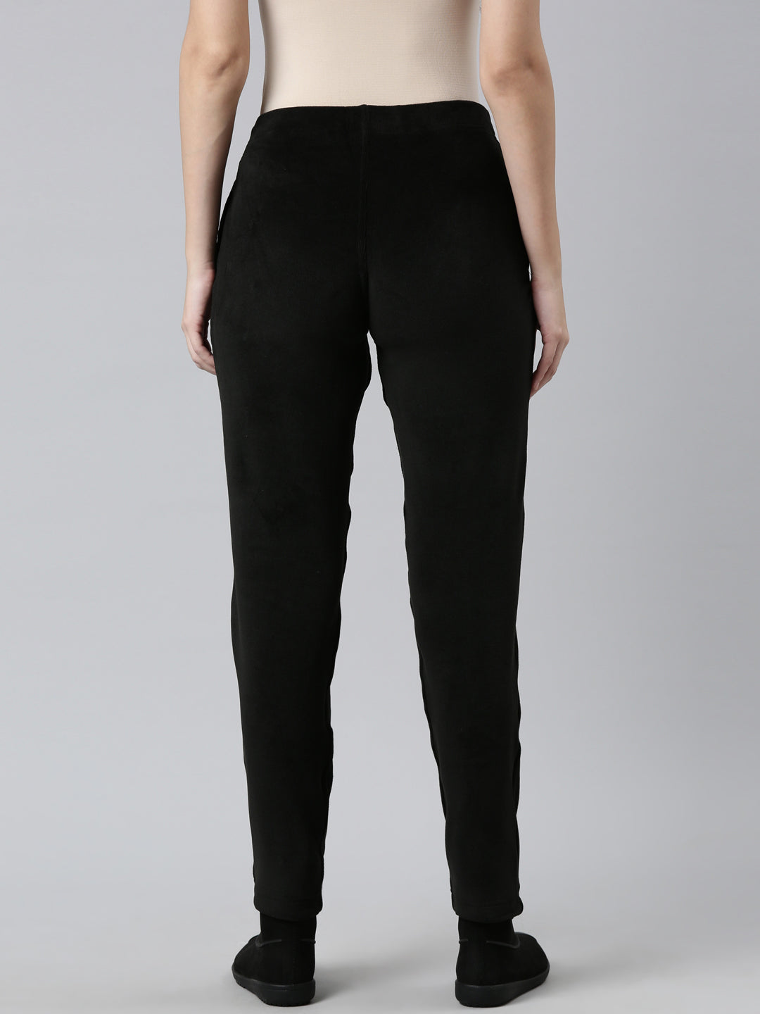 Black Velour Ultra Warm Pants