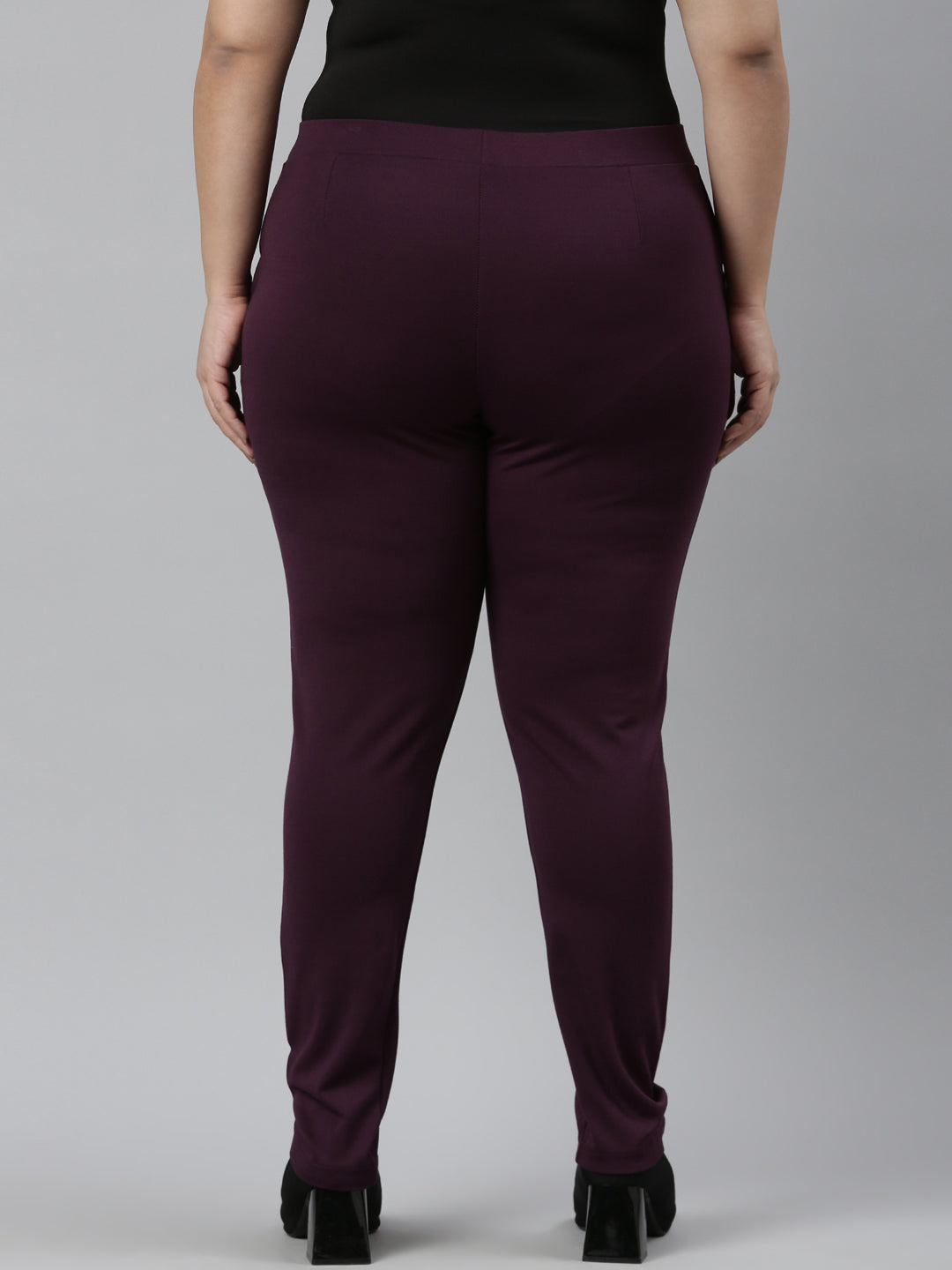 Dark Wine Roma Ponte Pants