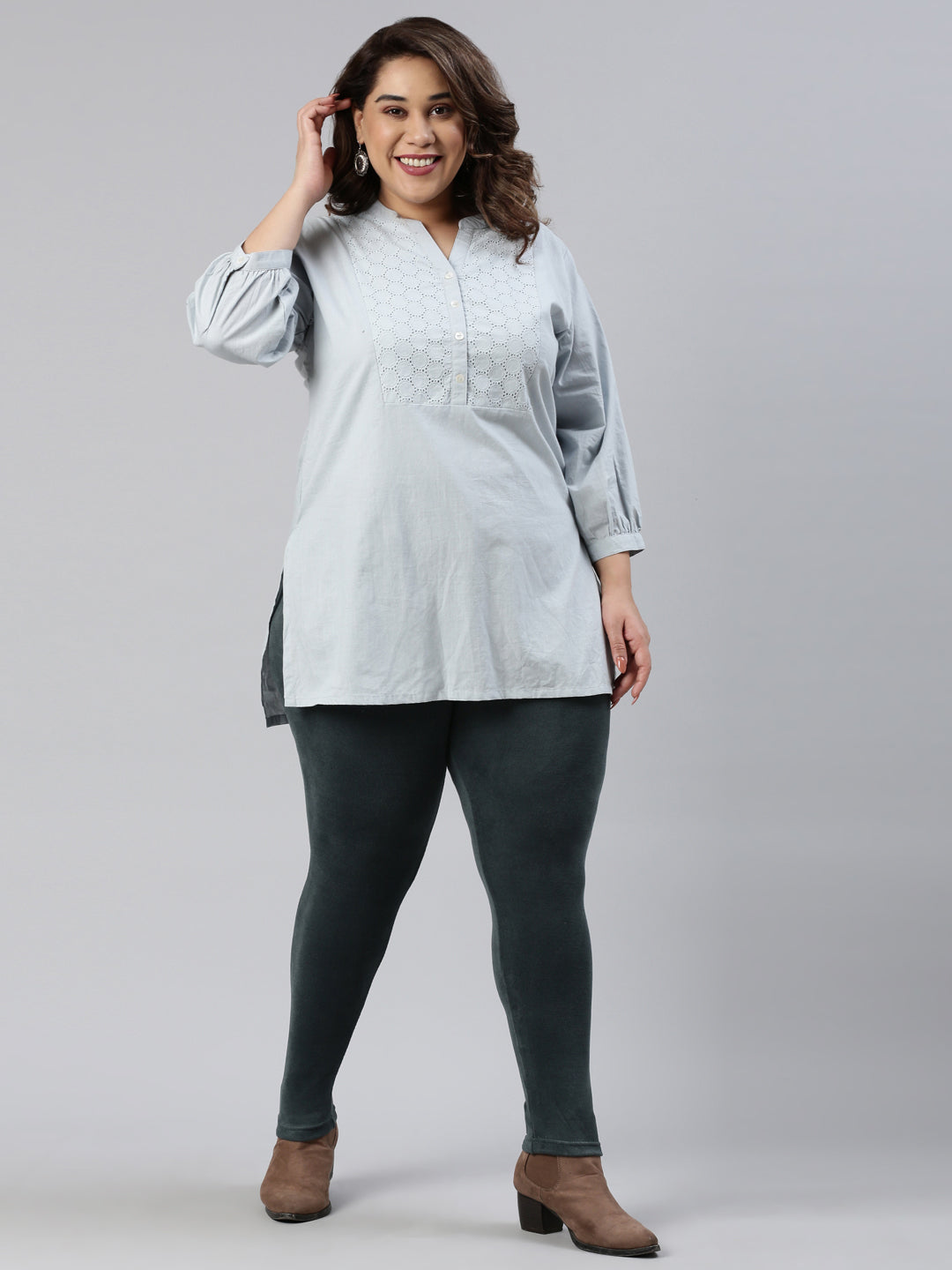 Olive Green Velour Ultra Warm Pants