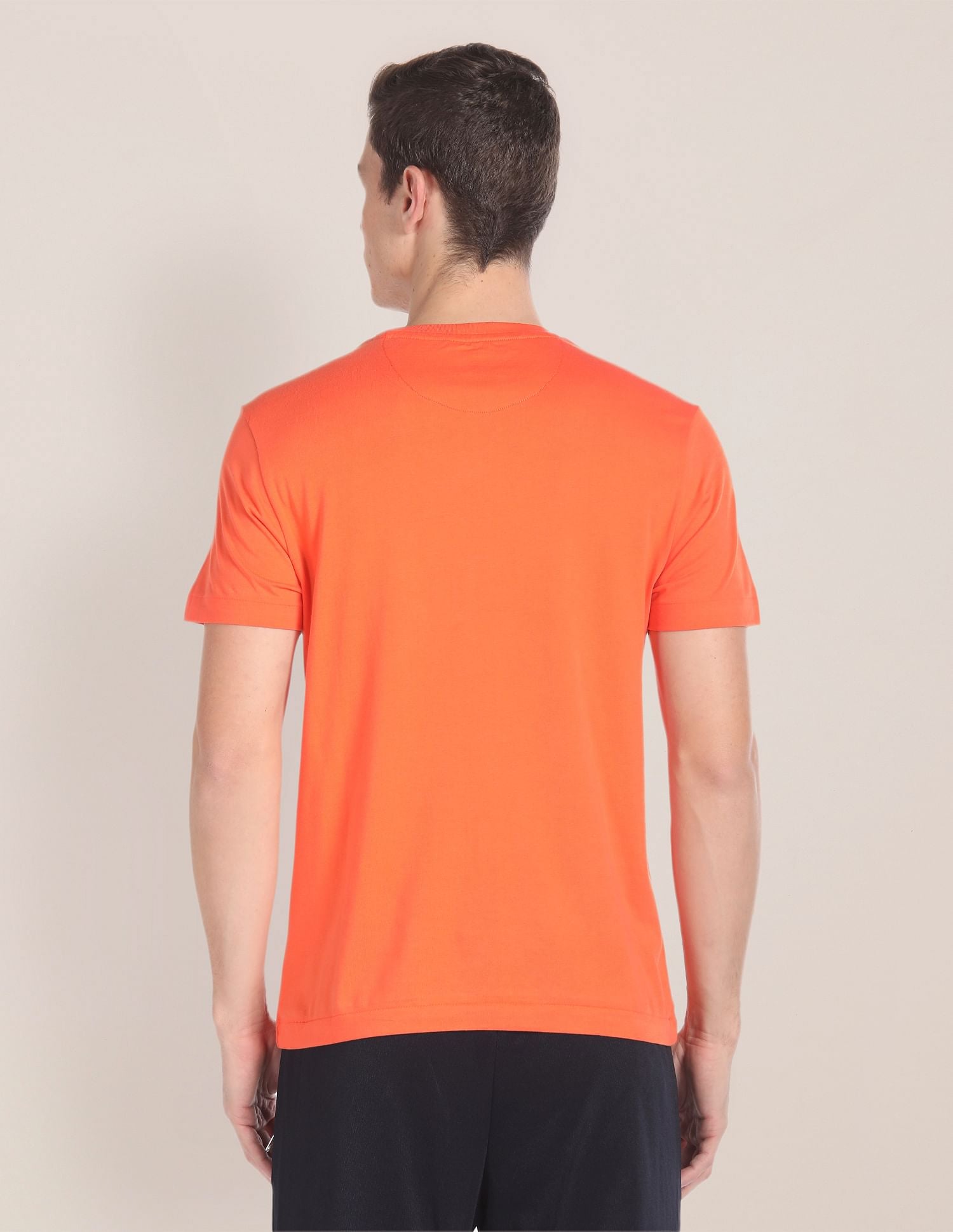 U.S. Polo Assn. Brand Embroidered Cotton T-Shirt