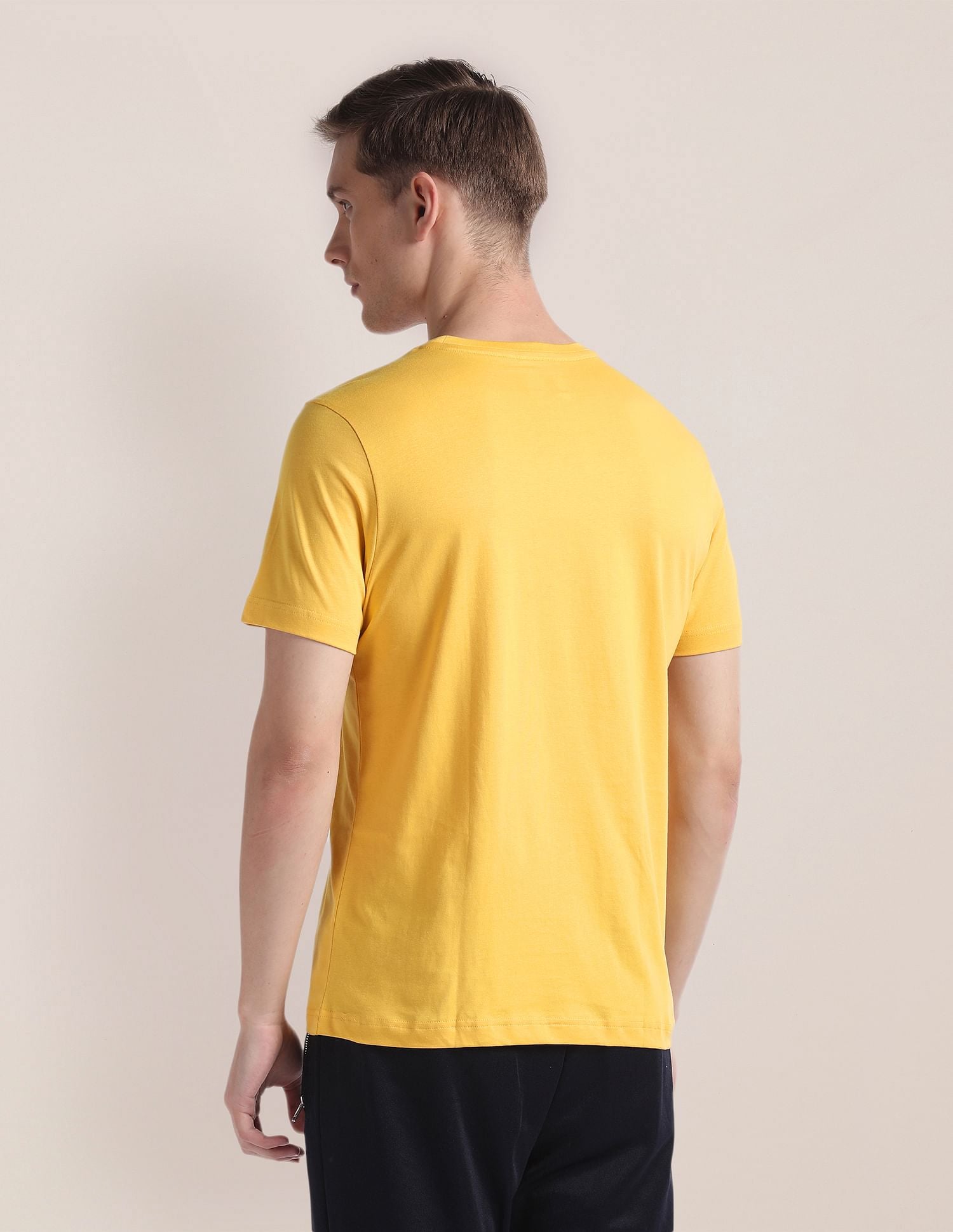 Crew Neck Brand Print LE001 Lounge T-Shirt - Pack Of 1