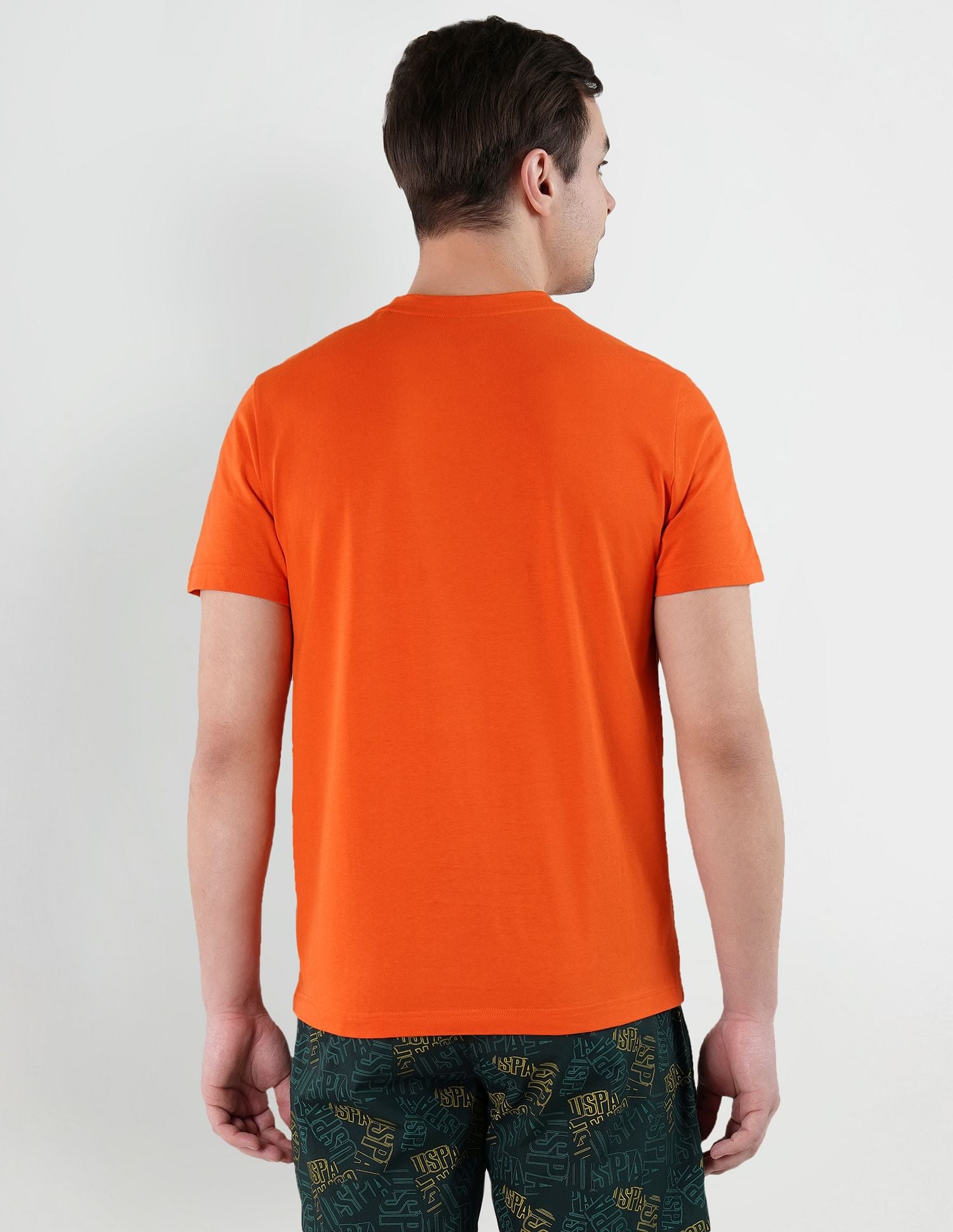 V-Neck Embroidered Logo I638 Lounge T-Shirt - Pack Of 1