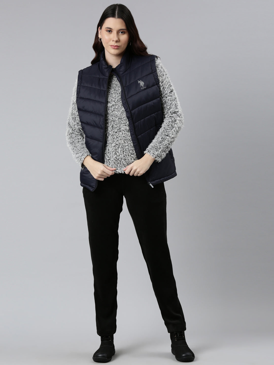 Black Velour Ultra Warm Pants
