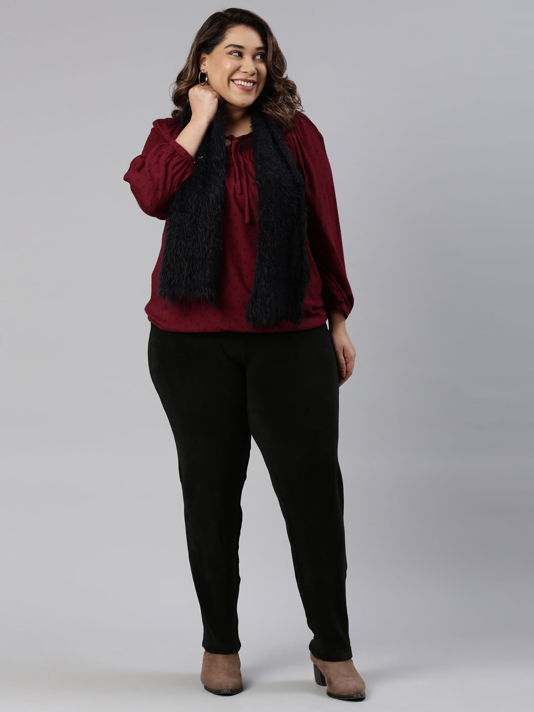 Black Velour Ultra Warm Pants