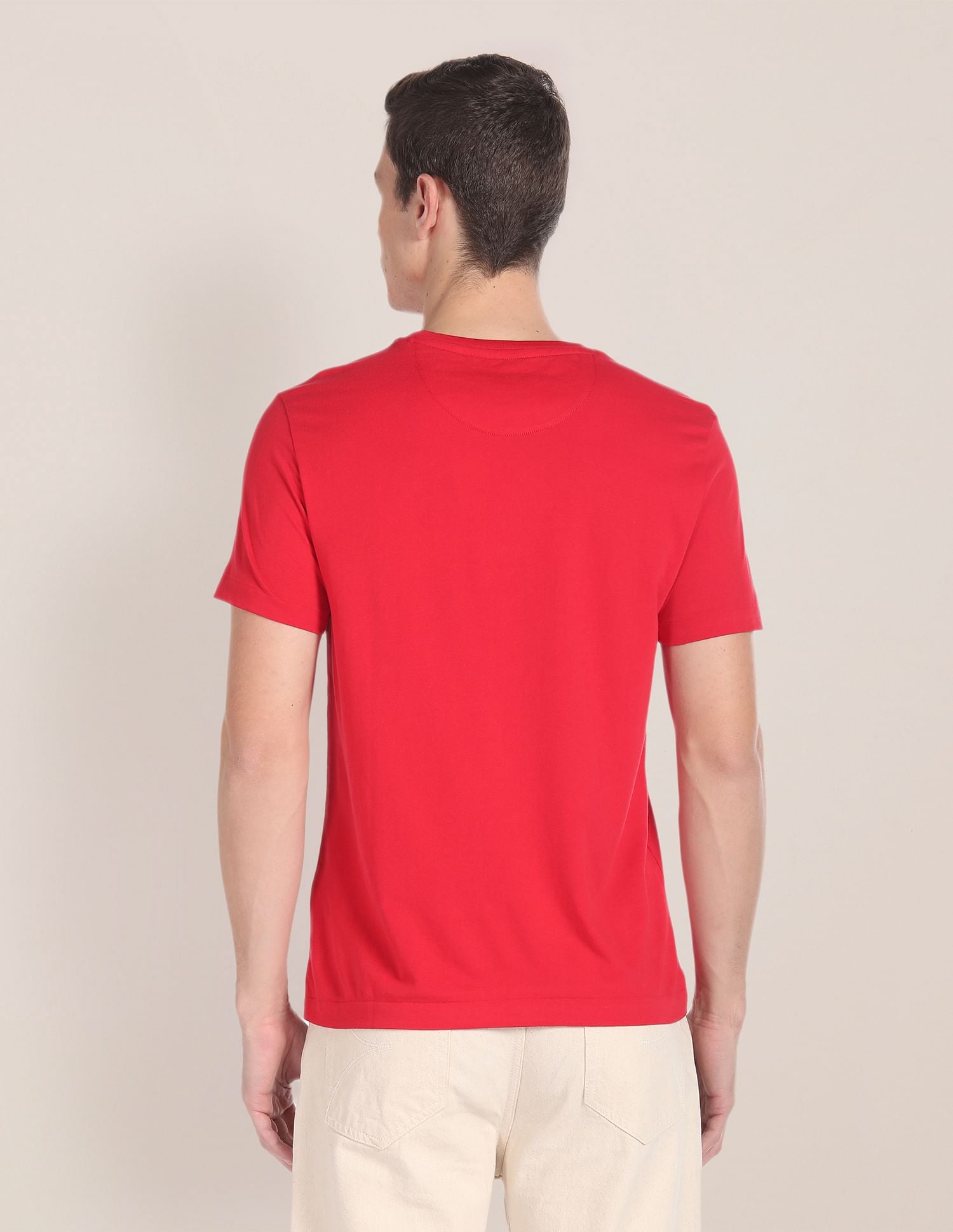 Brand Embroidered Cotton T-Shirt