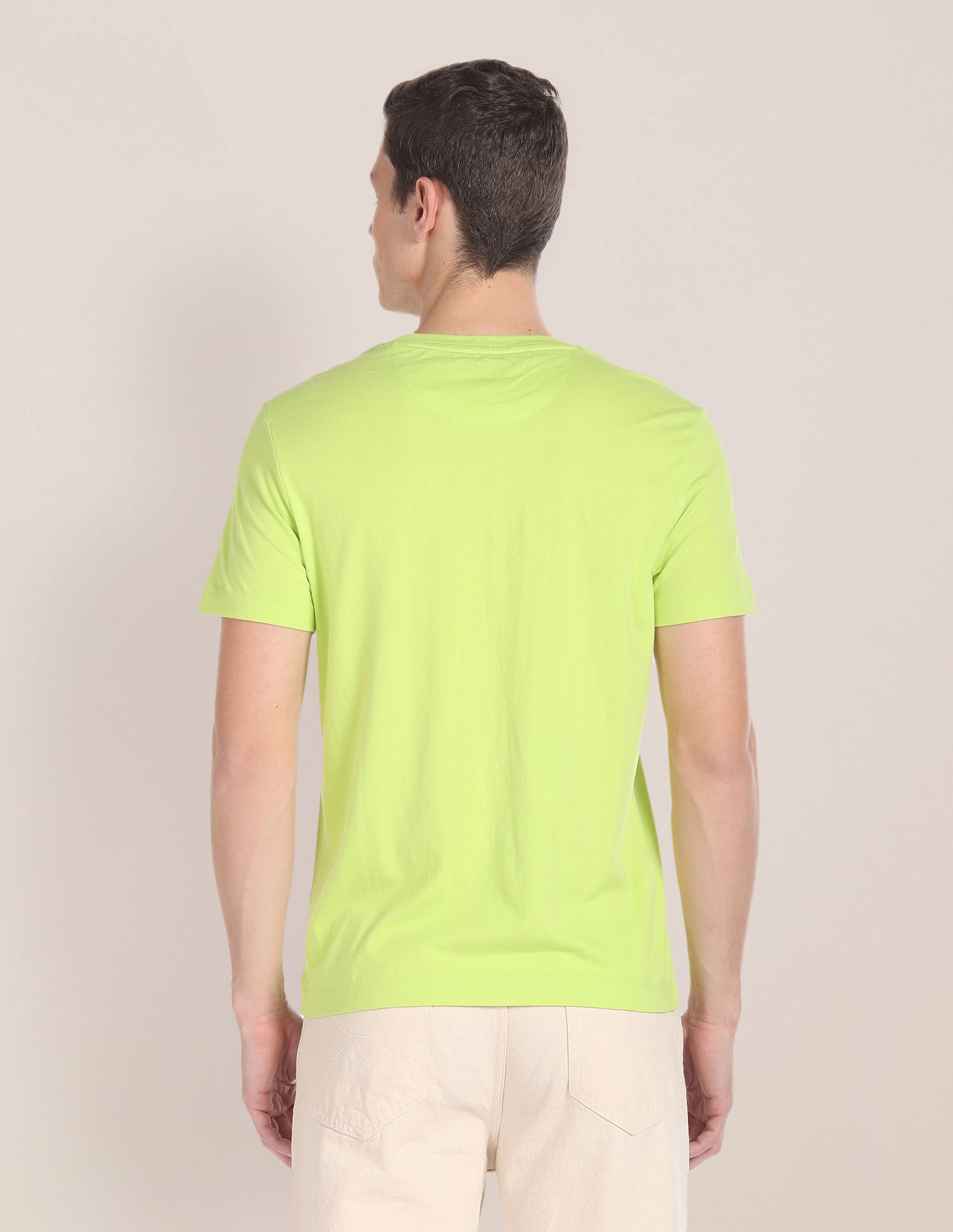 Brand Embroidered Cotton T-Shirt