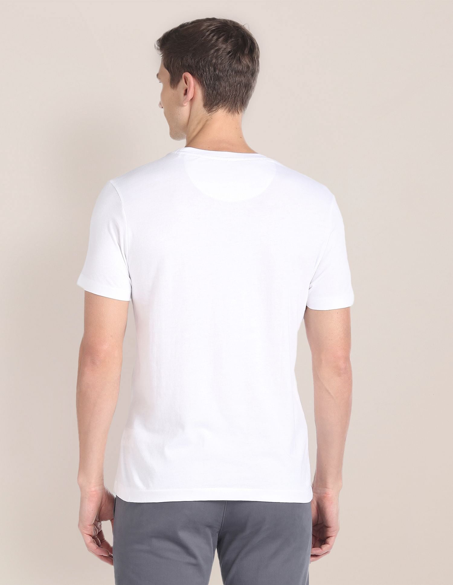 U.S. Polo Assn. Denim Co. Crew Neck Brand Embroidered T-Shirt