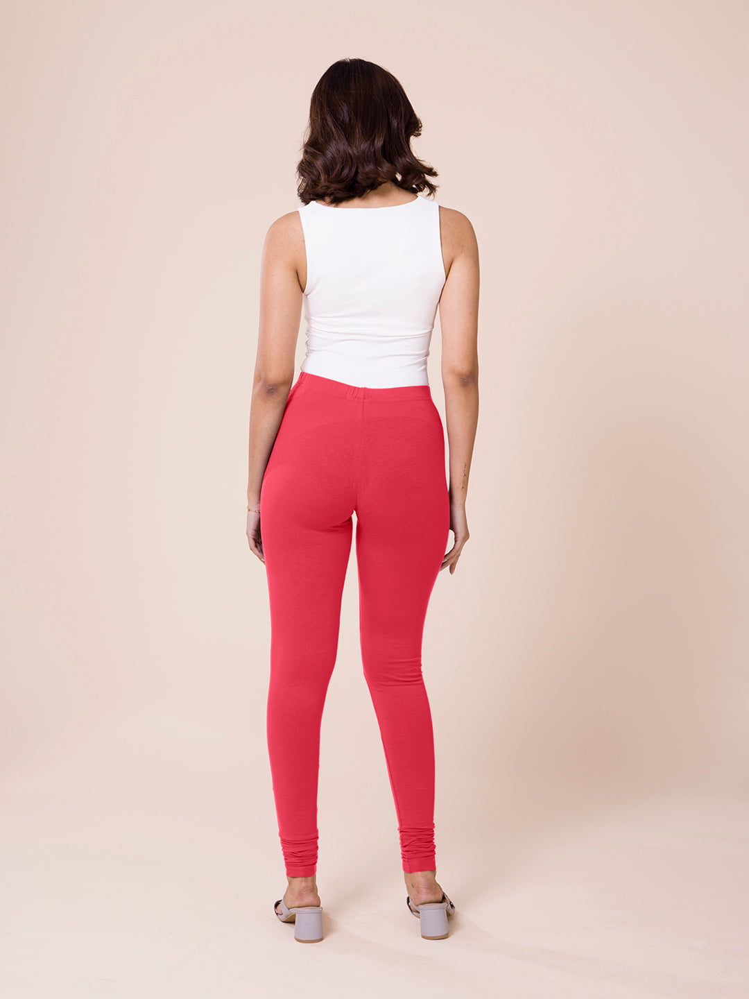 Rusty Rose Cotton Stretch Churidar