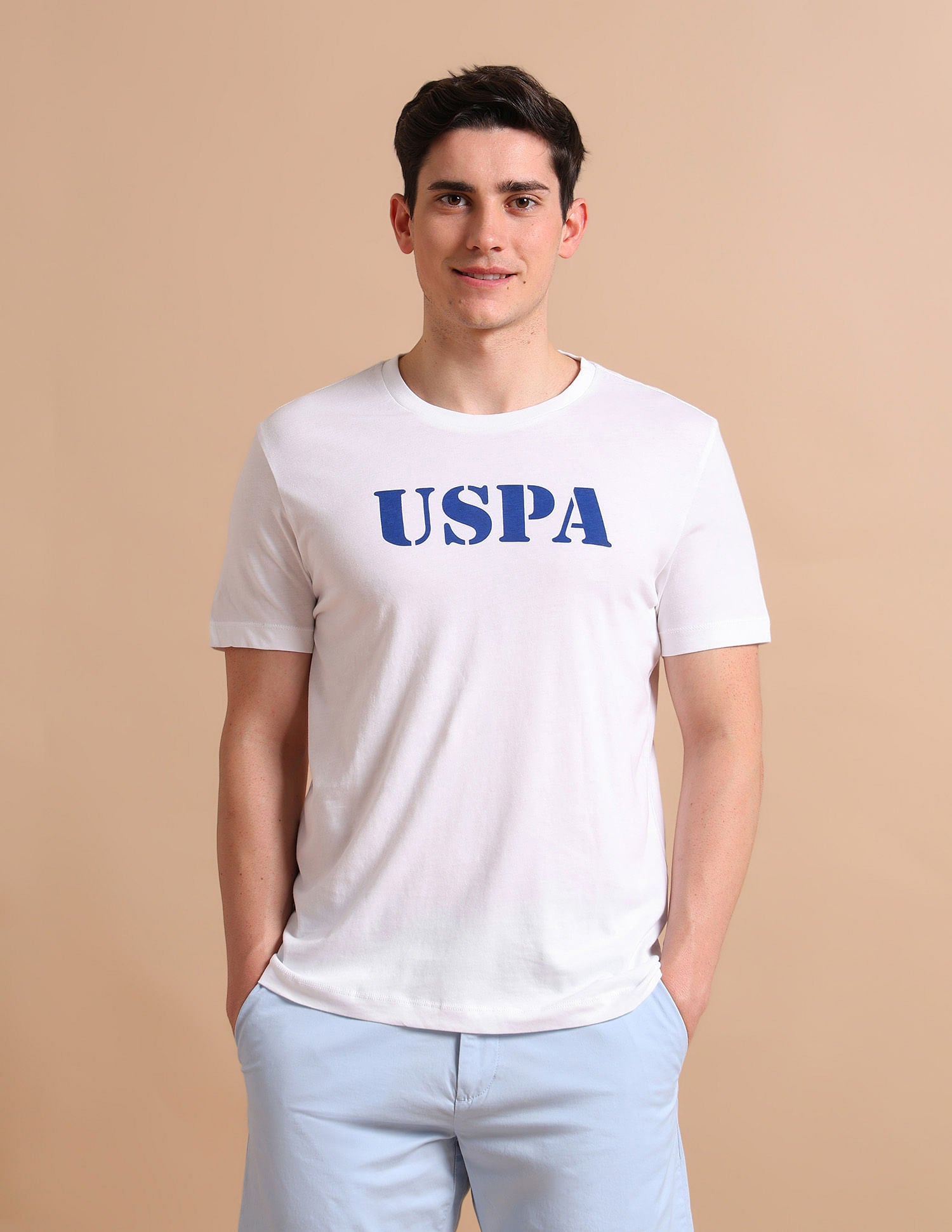 U.S. Polo Assn. Contrast Logo T-Shirt