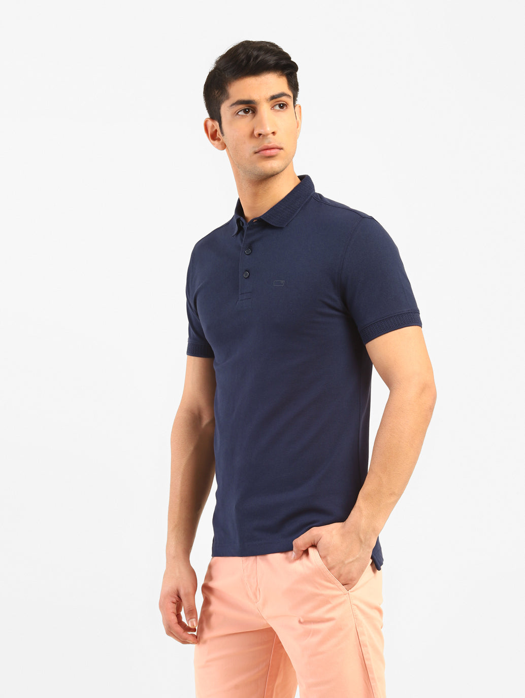 Men's Solid Slim Fit T-shirt