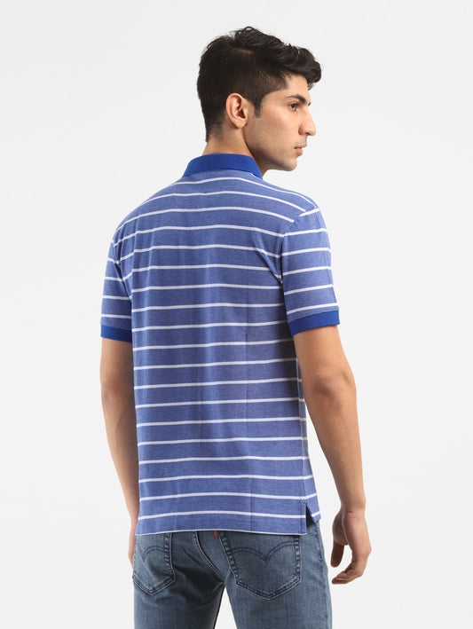 Men's Striped Polo T-shirt