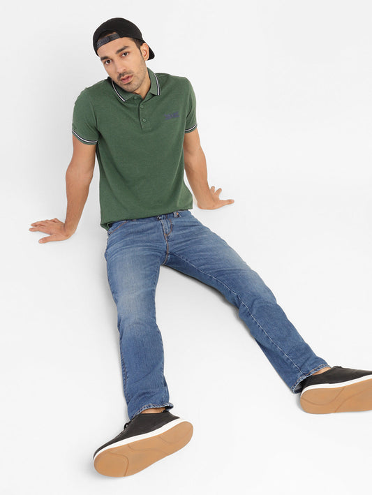Men's Solid Polo T-shirt