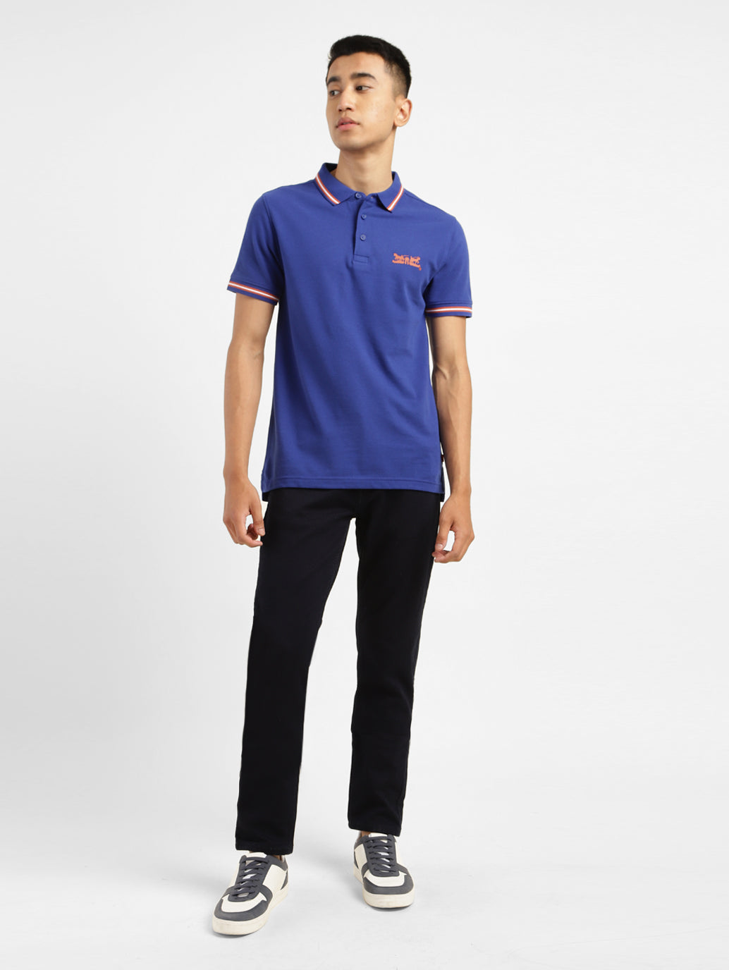 Men's Solid Polo T-shirt