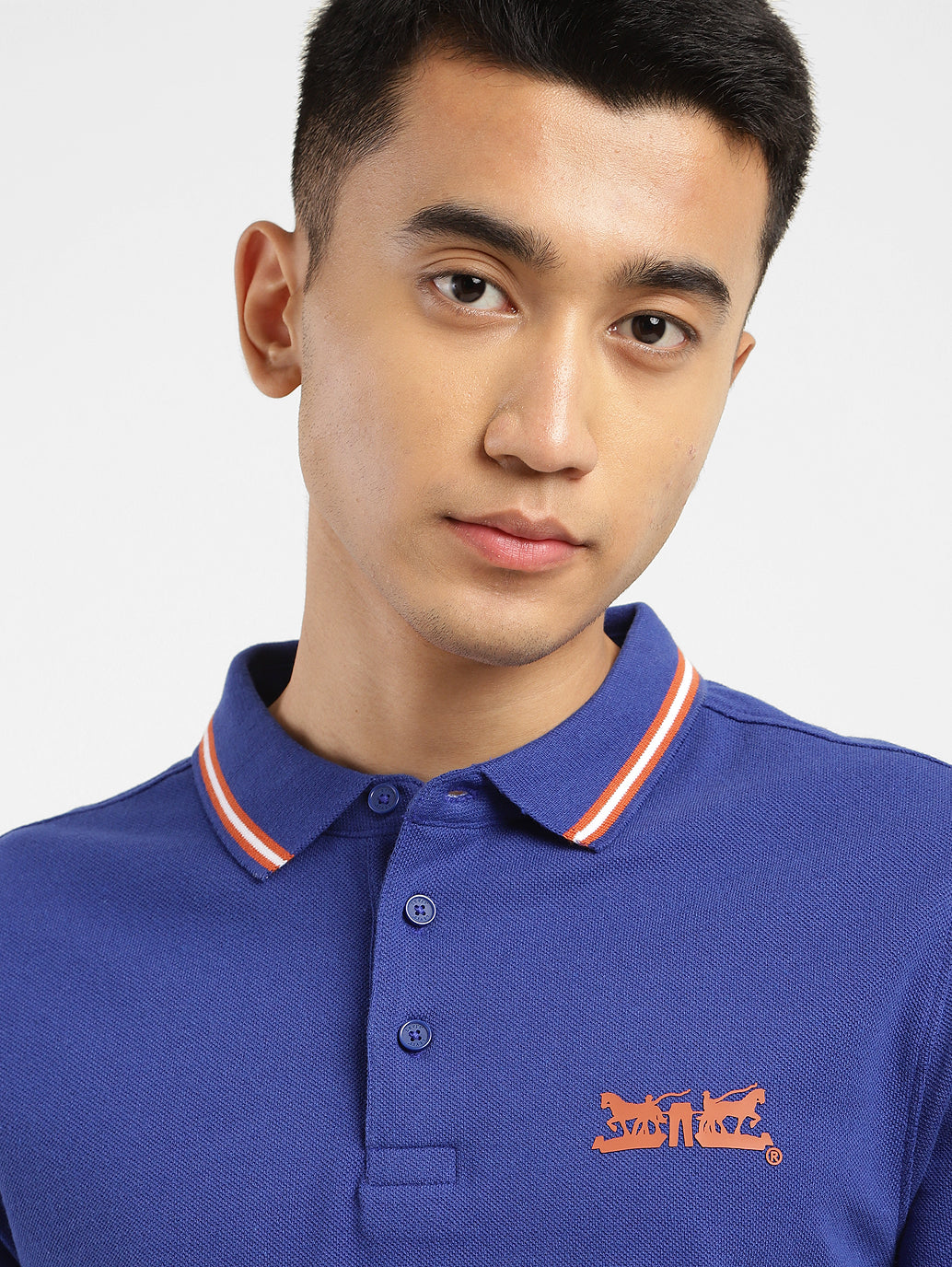 Men's Solid Polo T-shirt