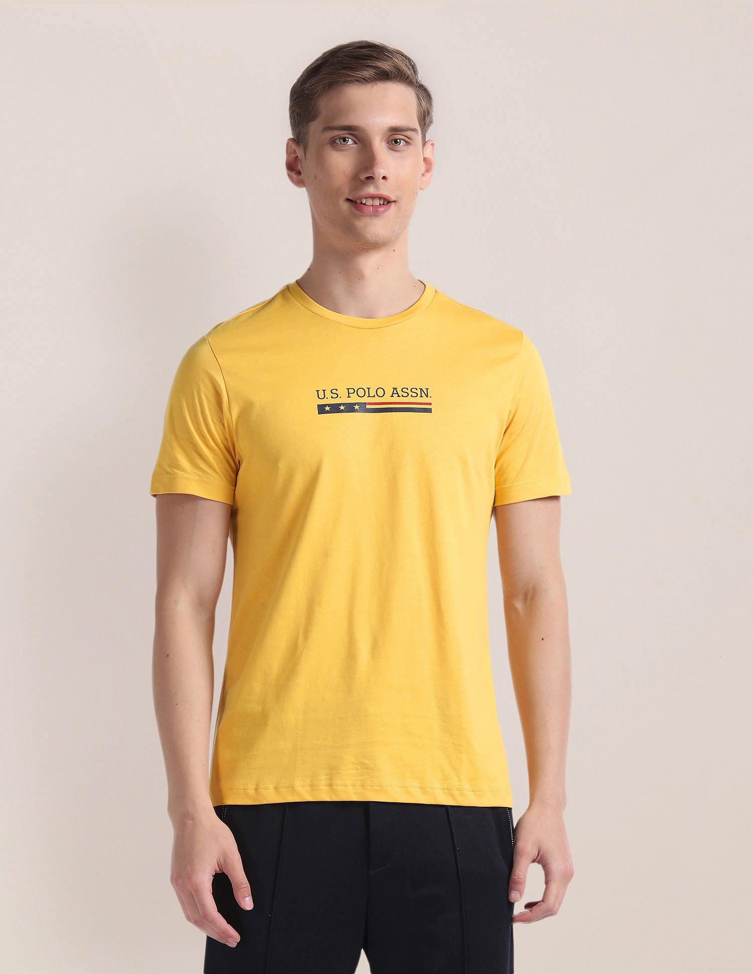 Crew Neck Brand Print LE001 Lounge T-Shirt - Pack Of 1
