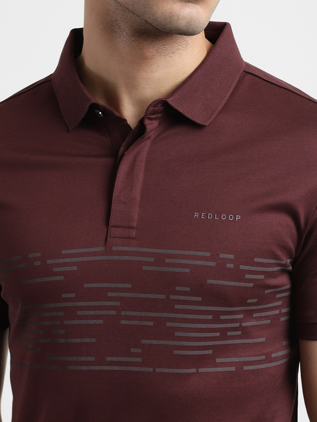 Men's Printed Polo T-shirt