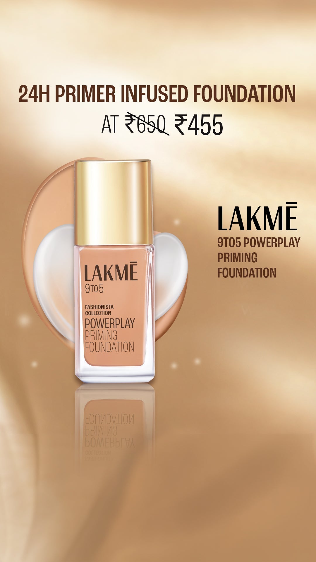 Lakmē 9to5 Powerplay Priming Foundation