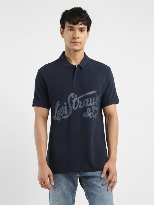 Men's Brand Logo Polo T-shirt