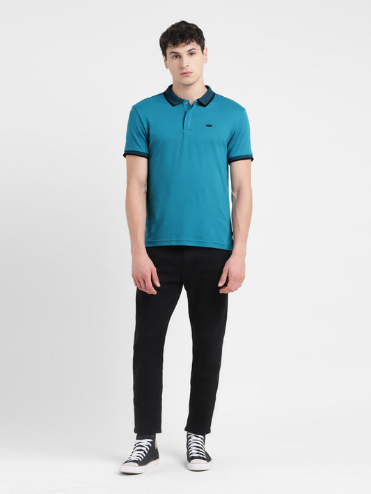 Men's Solid Polo T-shirt
