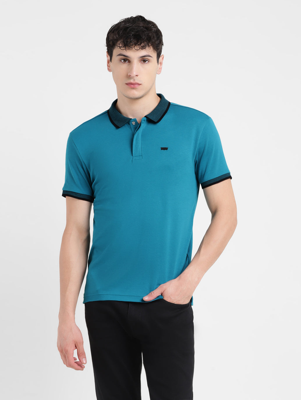 Men's Solid Polo T-shirt