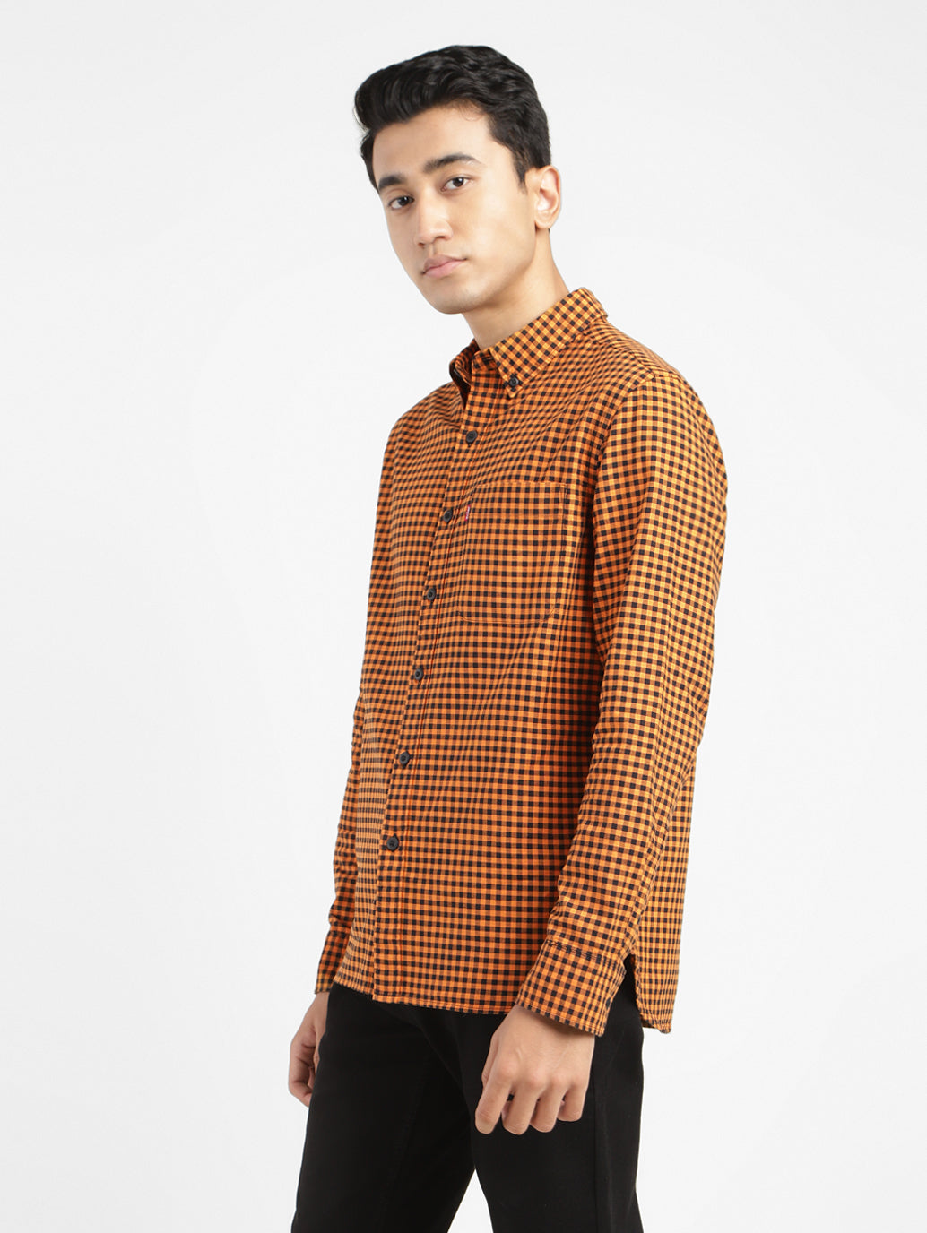 Men's Checkered Slim Fit Shirt