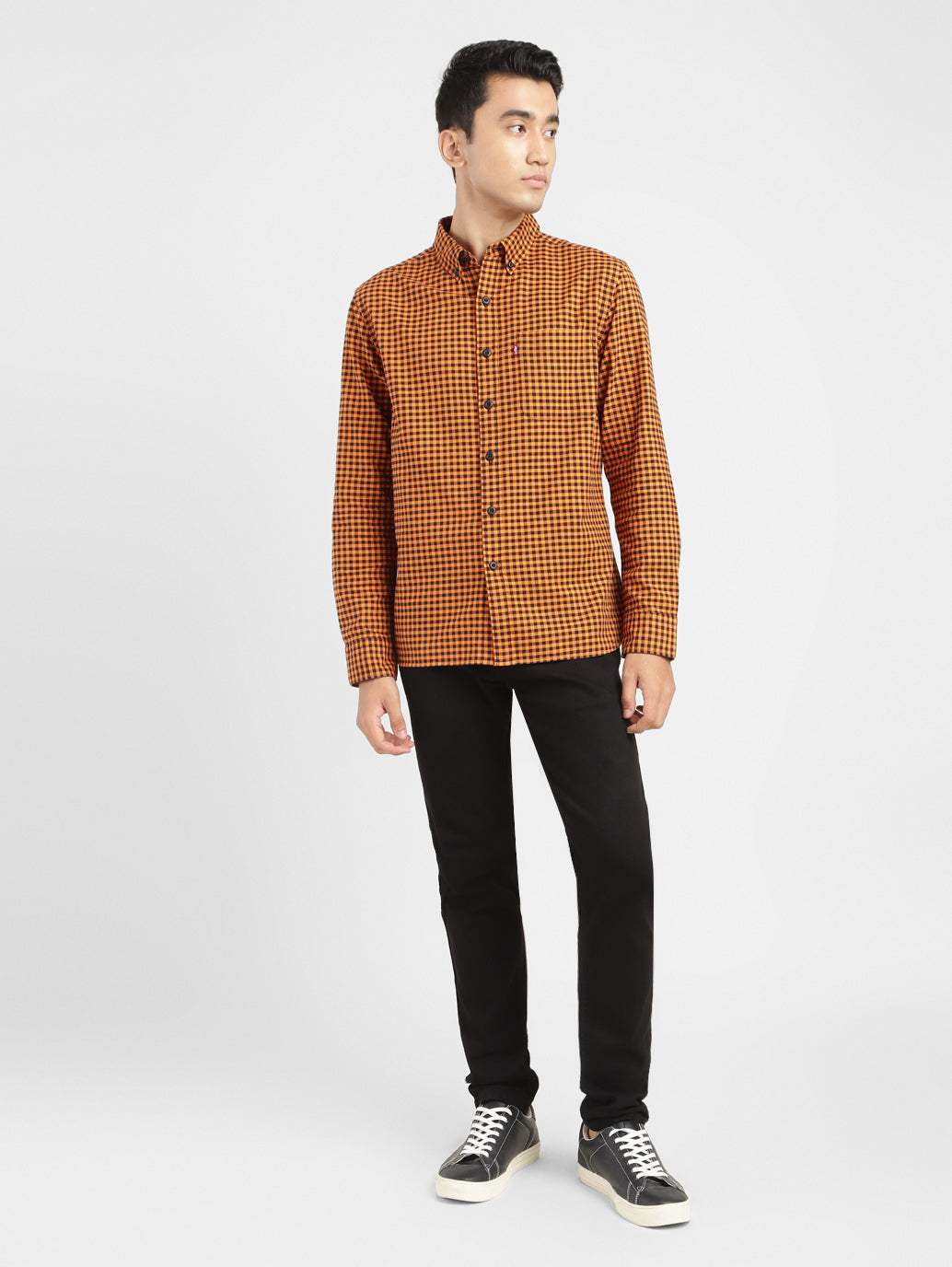 Men's Checkered Slim Fit Shirt