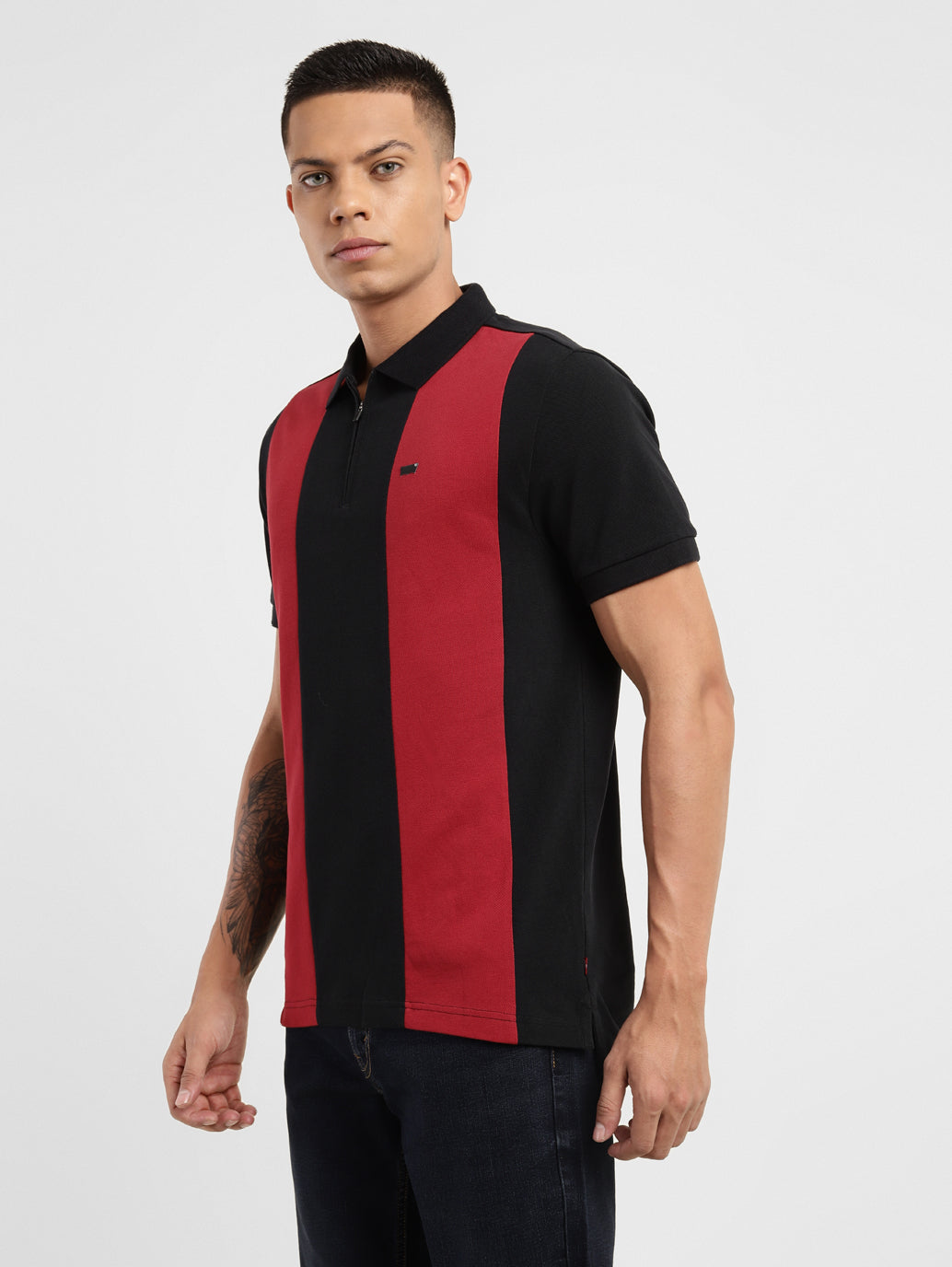 Men's Colorblock Polo T-shirt