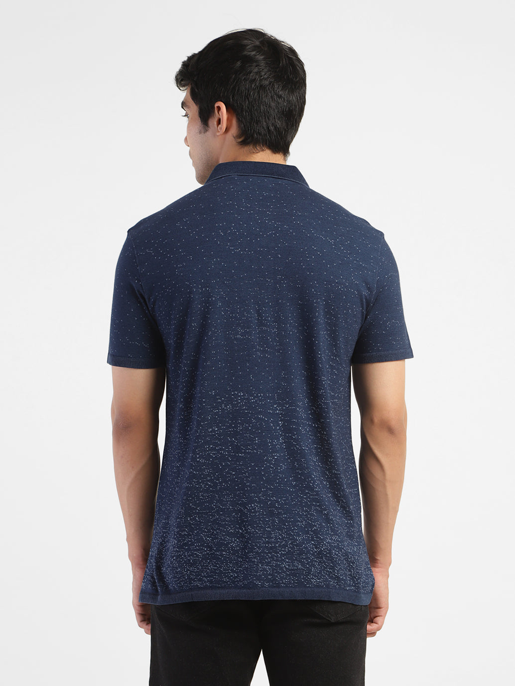 Men's Self Design Polo T-shirt