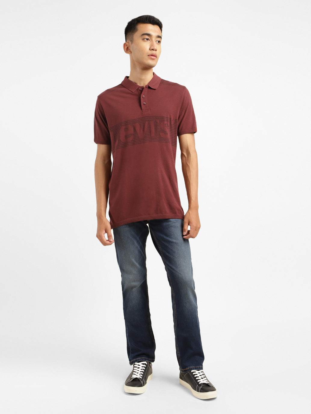 Men's Solid Polo T-shirt