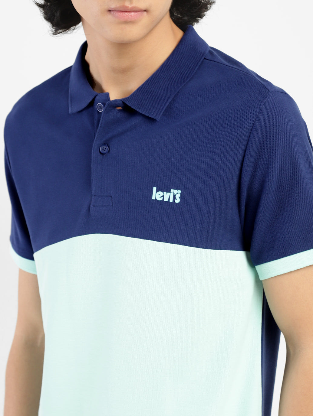Men's Colorblock Polo T-shirt