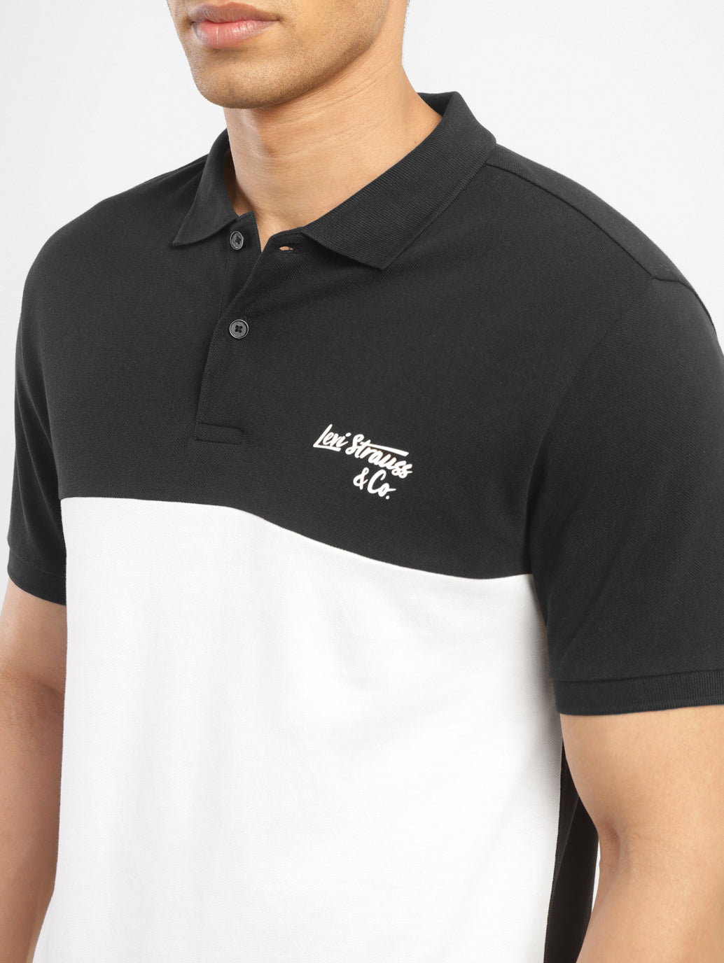 Men's Colorblock Polo T-shirt