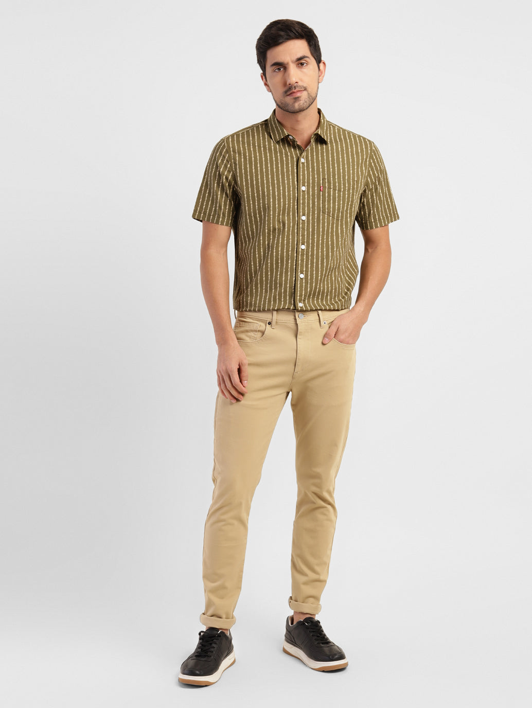 Men's Slim Tapered Fit Trousers