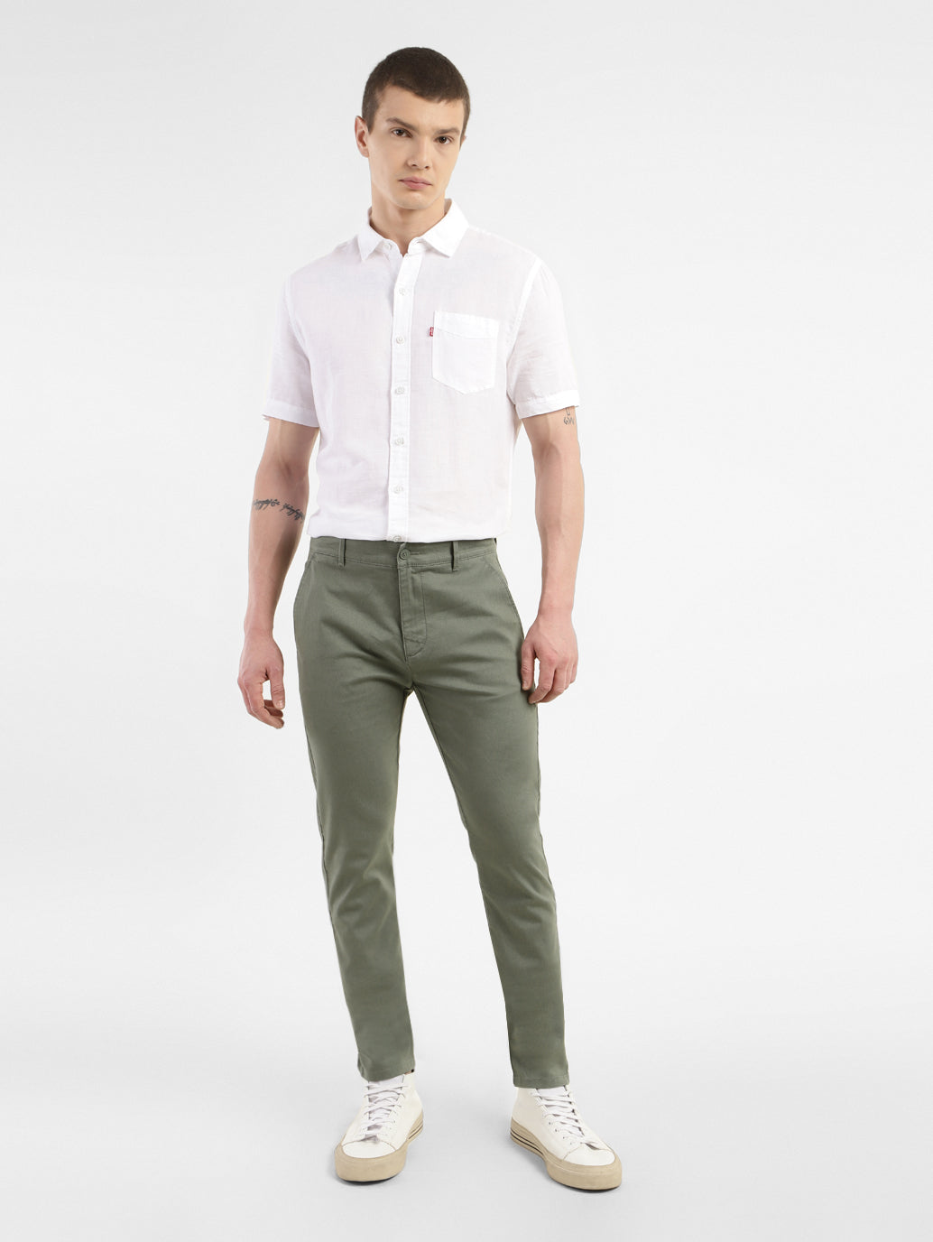 Men's Slim Tapered Fit Trousers