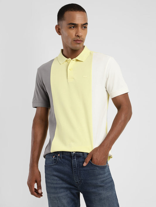 Men's Colorblock Polo T-shirt