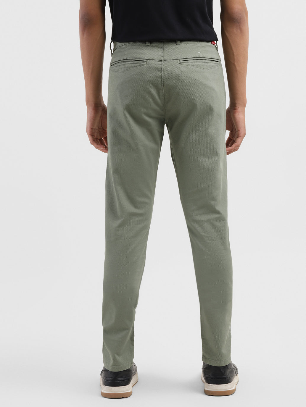 Men's 512 Green Slim Tapered Fit Trousers