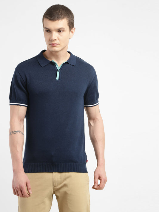 Men's Solid Polo T-shirt