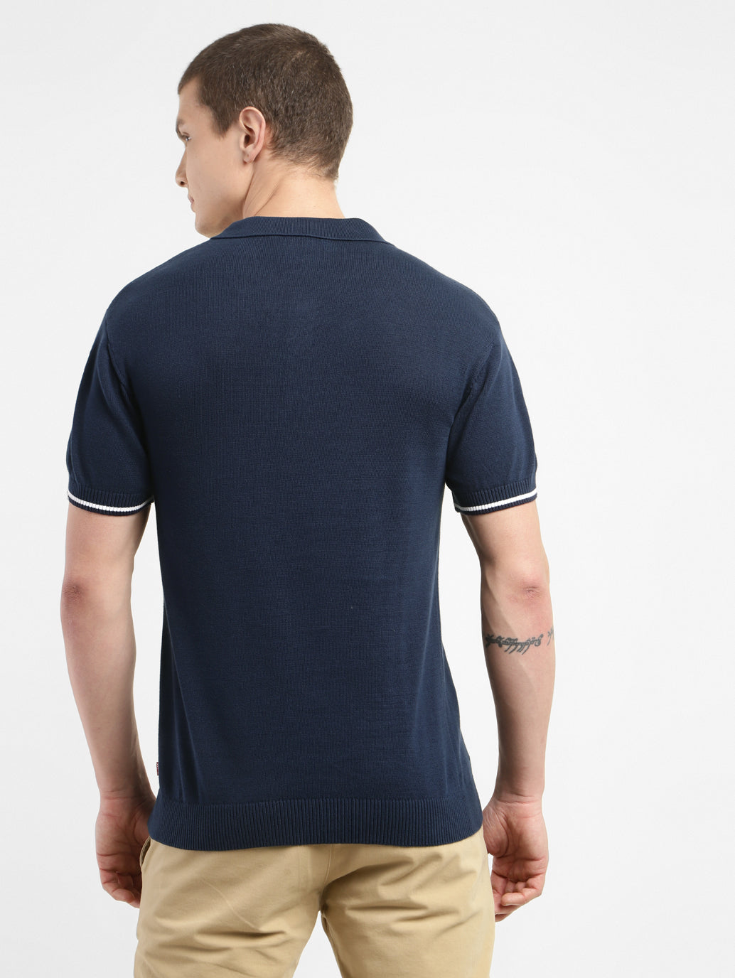 Men's Solid Polo T-shirt