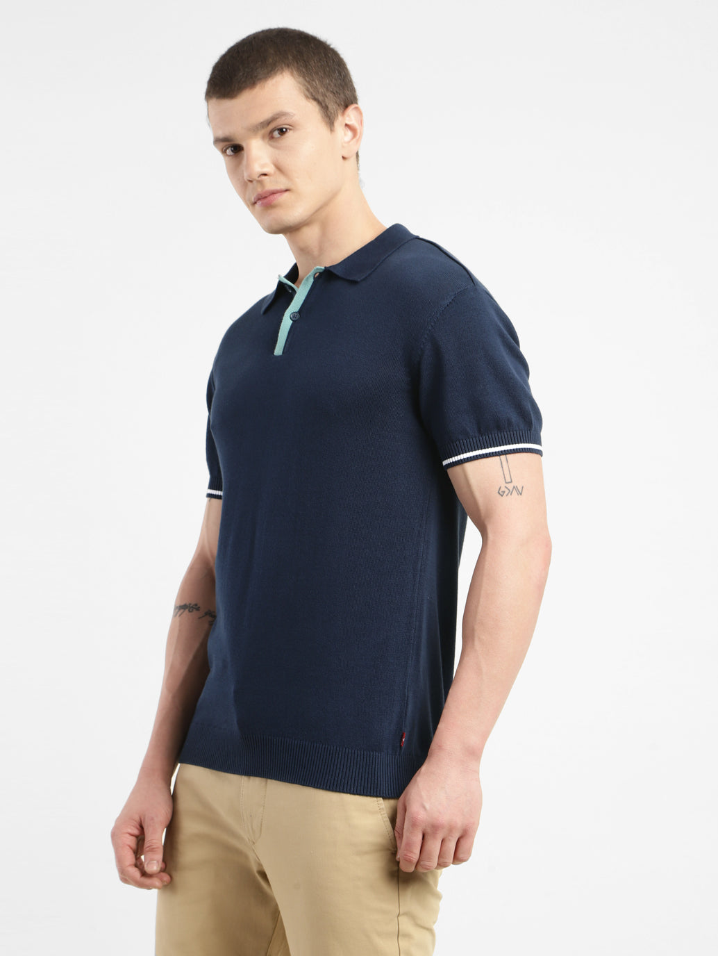 Men's Solid Polo T-shirt