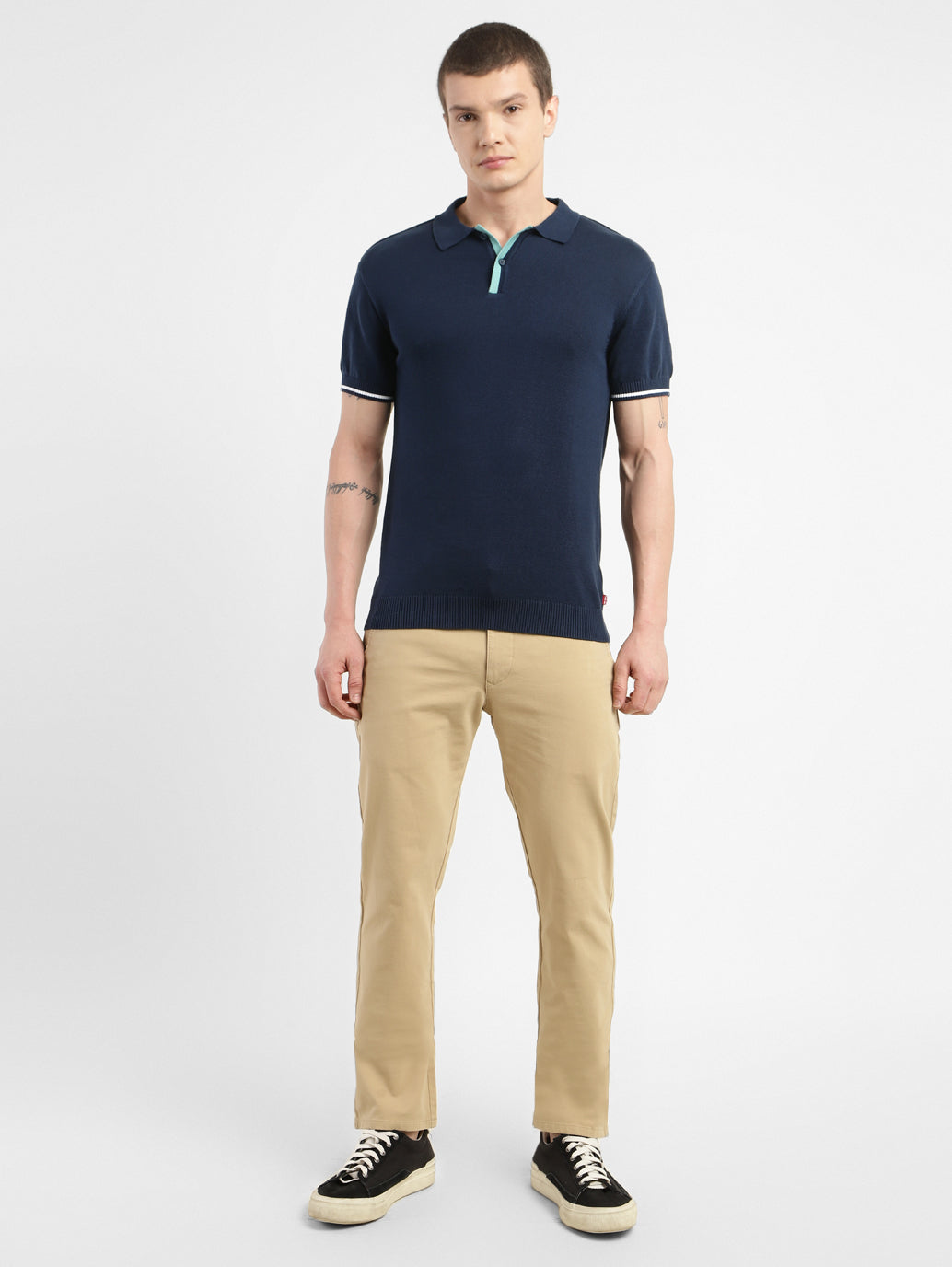 Men's Solid Polo T-shirt