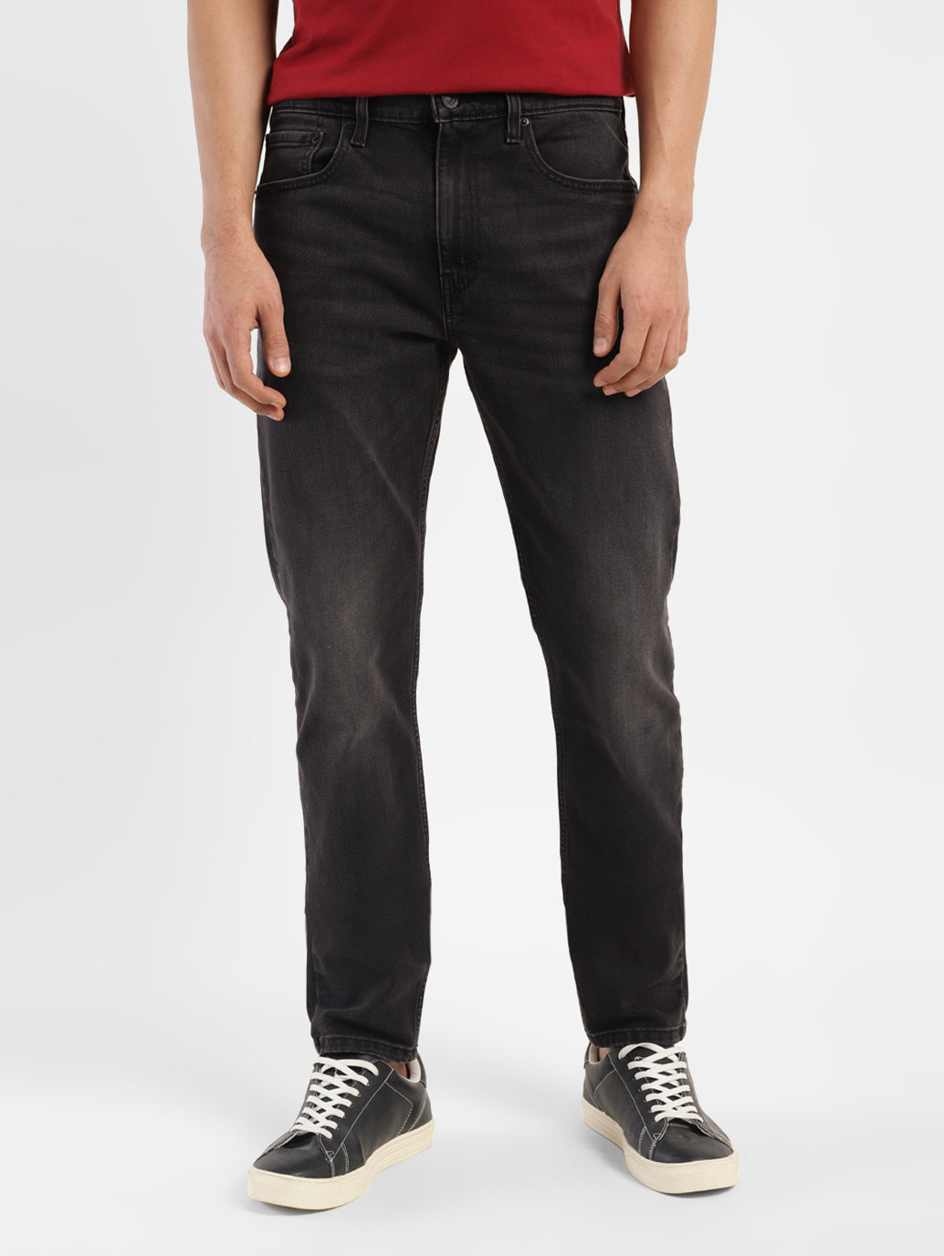 Men's 512 Black Slim Tapered Fit Mid Rise Jeans